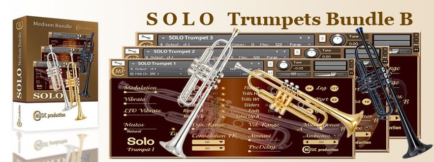 solo trumpets bundle b, samples kontakt library