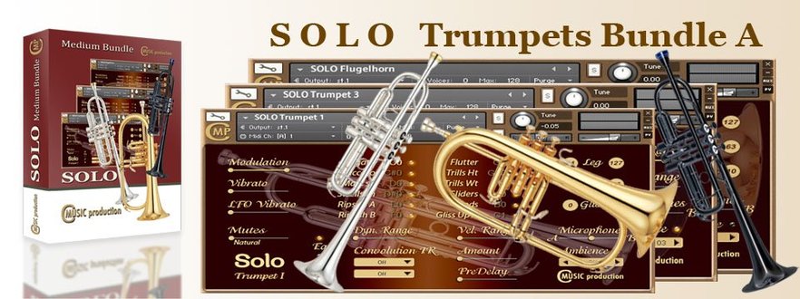 solo trumpets bundle a, samples kontakt library